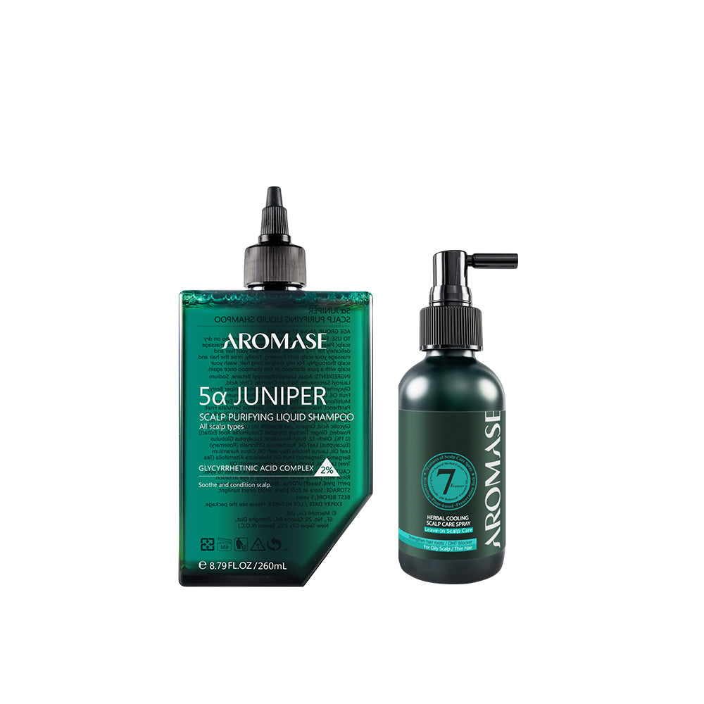 Aromase 頭皮淨化液 260ml + Aromase 草本強健養髮精華液【涼感】115ml