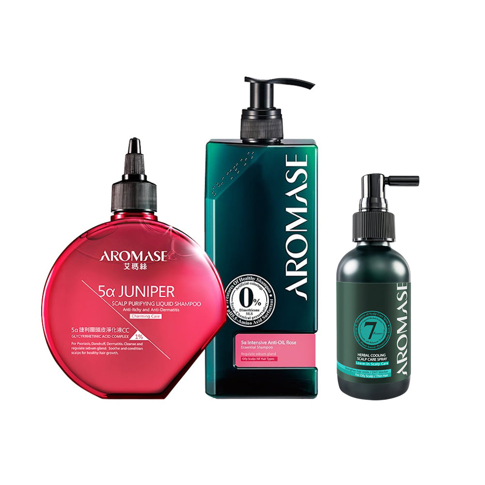 Aromase Rose Anti-Oil 3-Step Set (Large)