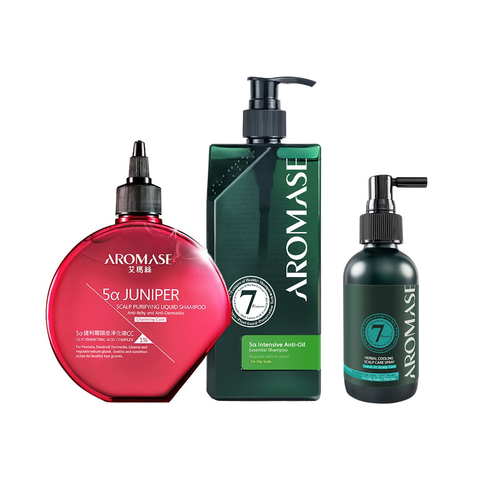 Aromase Charming Oily Scalp 3-Step Set (Large)
