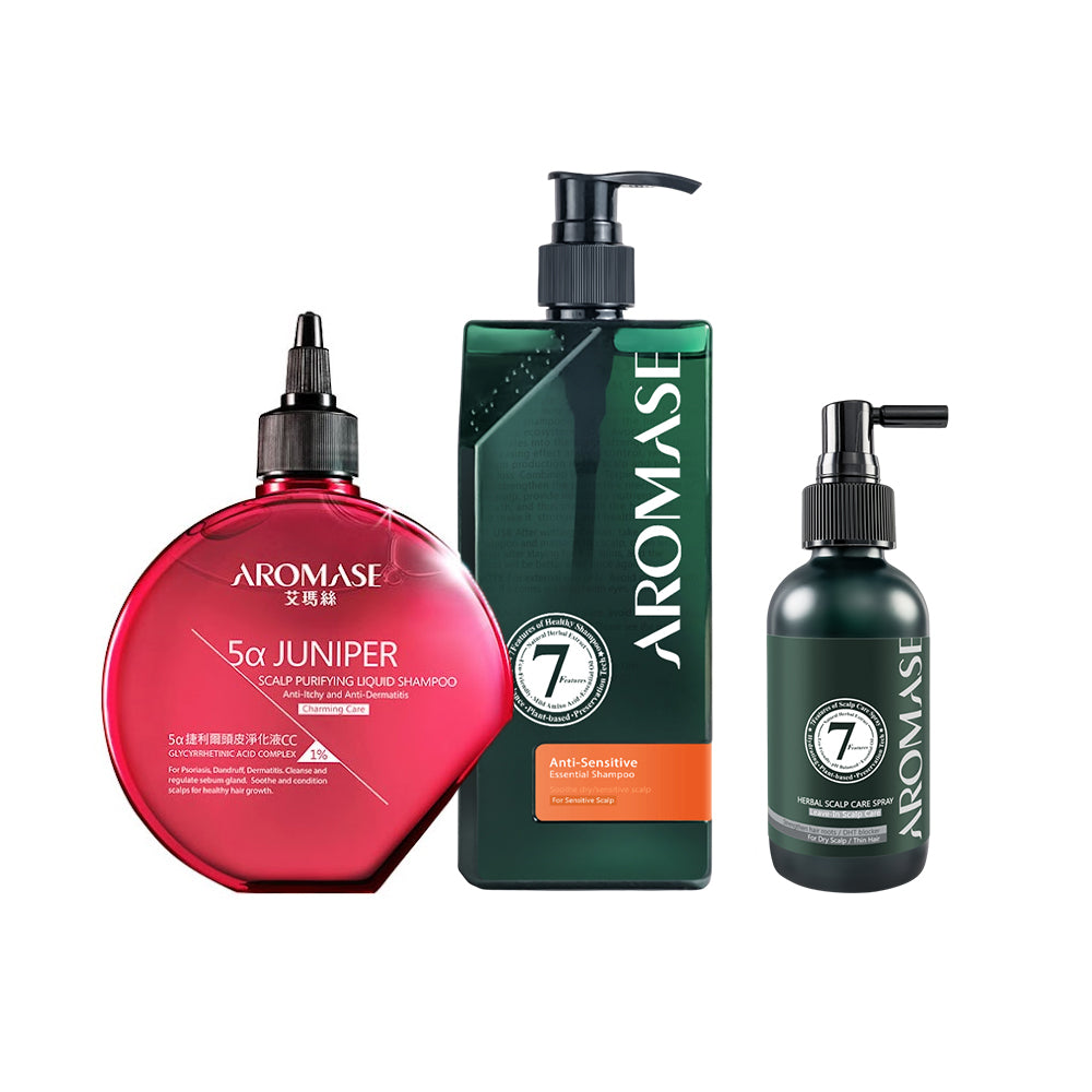 Aromase 干性头皮3步骤组合 (大件组)