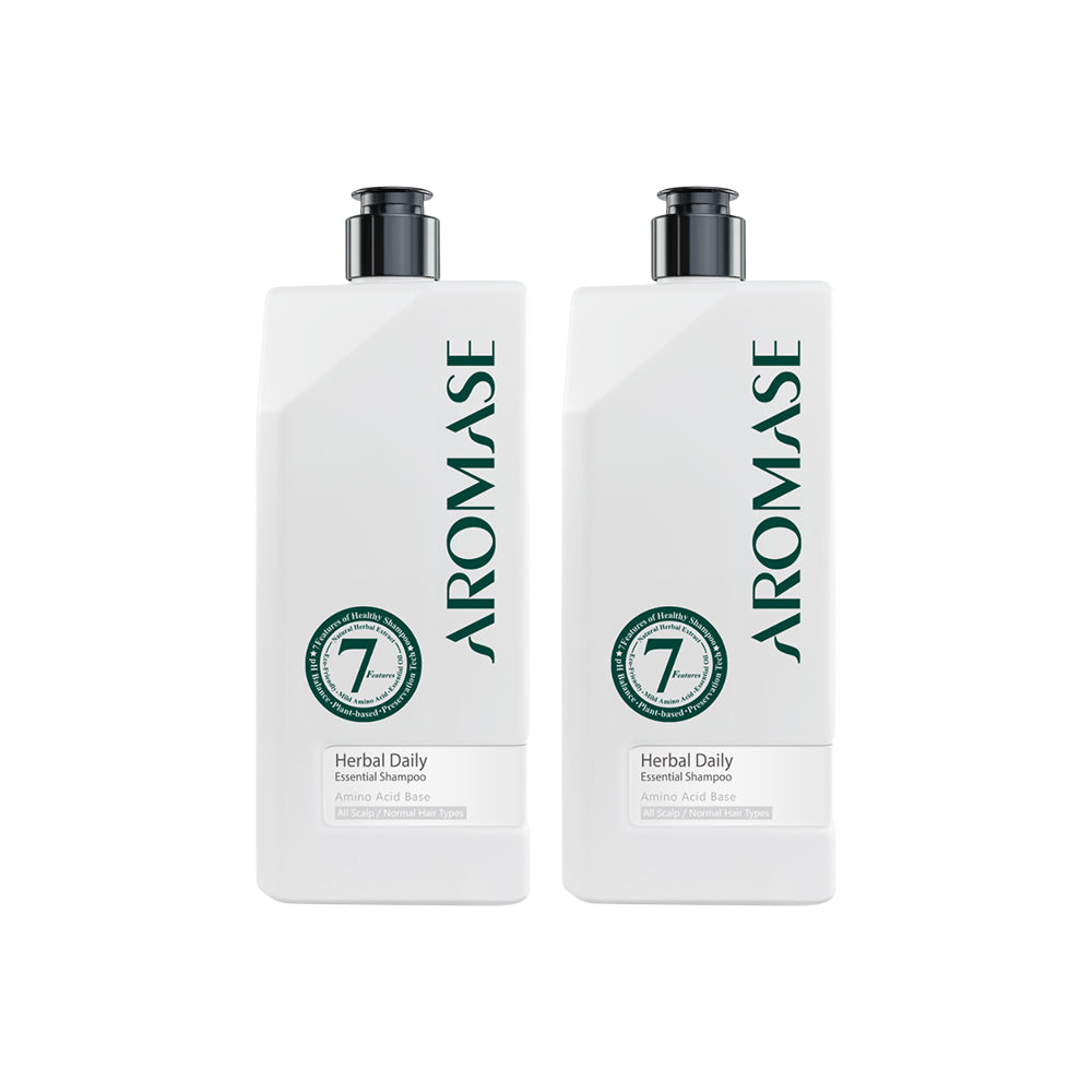 AROMASE Herbal Daily Essential Shampoo 520ml x2