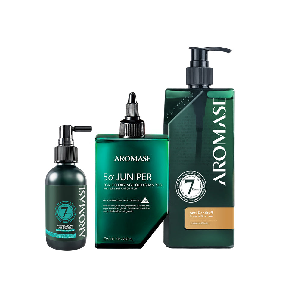 Aromase 头皮痘痘3步骤组合 (大件组)