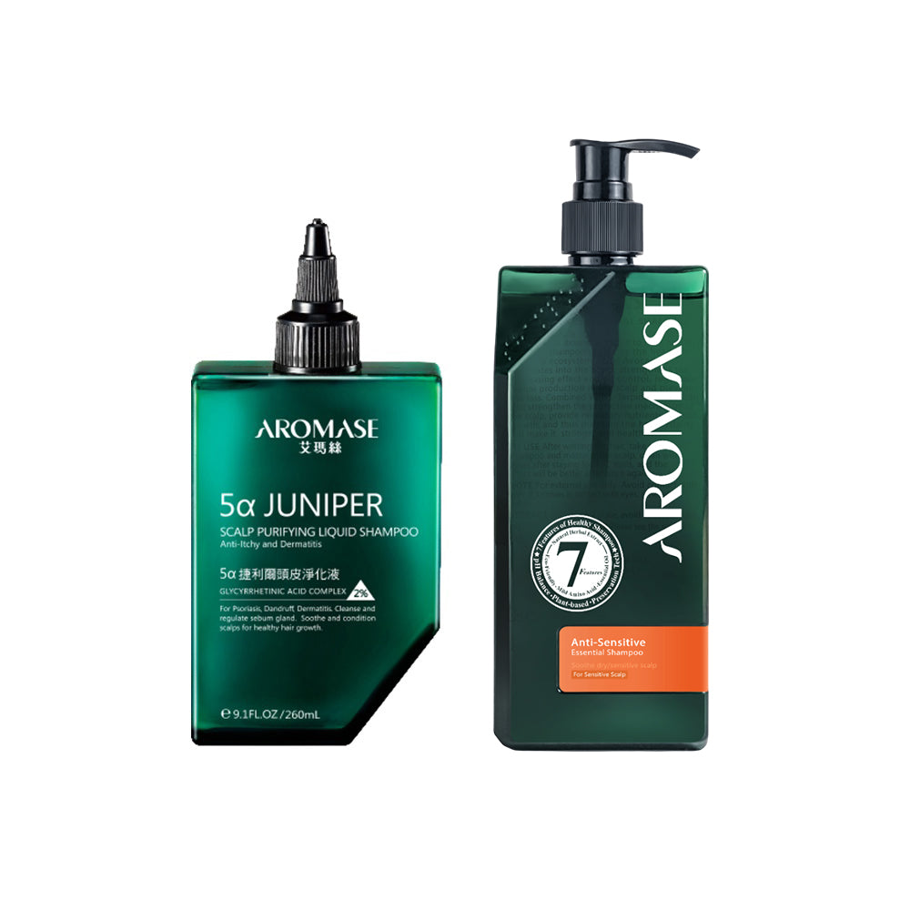 Aromase Dry & Flacky Scalp 2-Step Set (Large)