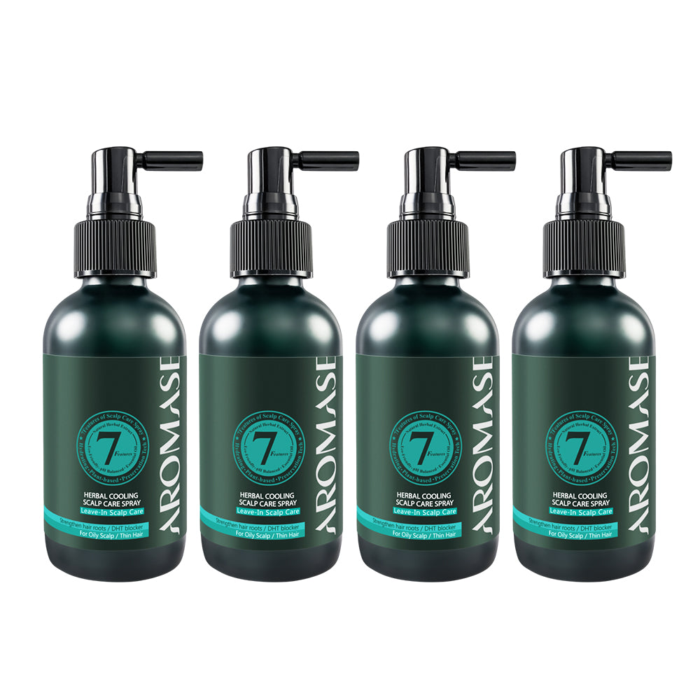 【Bundle of 4】Aromase Herbal Cooling Scalp Care Spray 115ml x4
